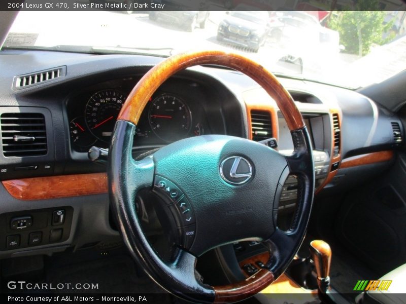 Silver Pine Metallic / Dark Gray 2004 Lexus GX 470