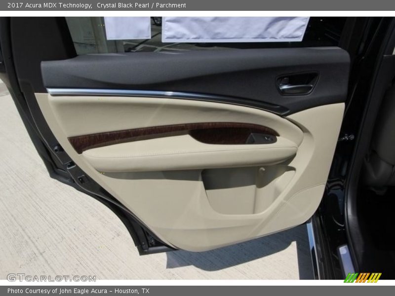 Crystal Black Pearl / Parchment 2017 Acura MDX Technology