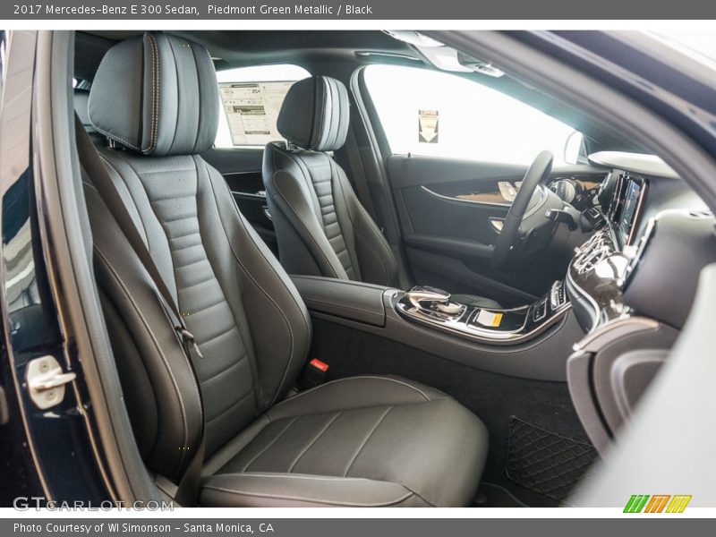Piedmont Green Metallic / Black 2017 Mercedes-Benz E 300 Sedan