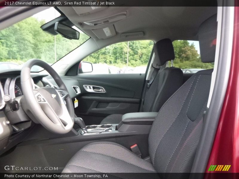 Siren Red Tintcoat / Jet Black 2017 Chevrolet Equinox LT AWD