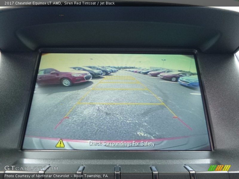 Siren Red Tintcoat / Jet Black 2017 Chevrolet Equinox LT AWD