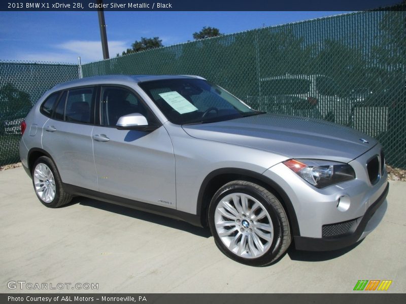 Glacier Silver Metallic / Black 2013 BMW X1 xDrive 28i
