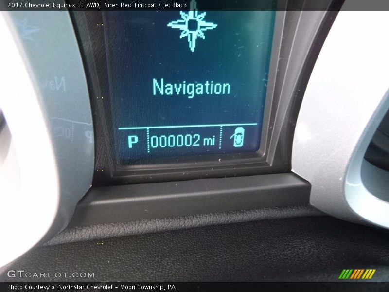 Siren Red Tintcoat / Jet Black 2017 Chevrolet Equinox LT AWD