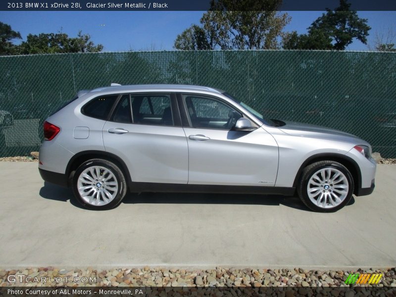 Glacier Silver Metallic / Black 2013 BMW X1 xDrive 28i