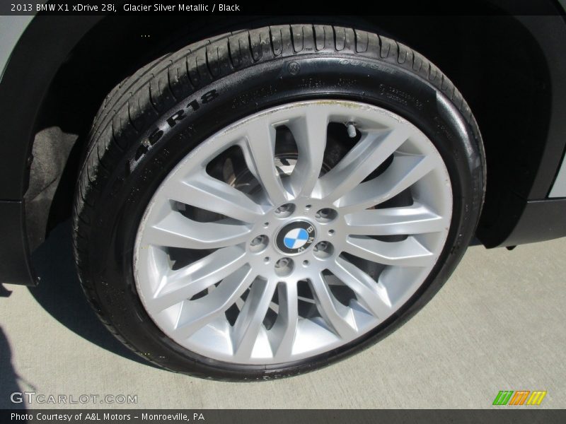 Glacier Silver Metallic / Black 2013 BMW X1 xDrive 28i