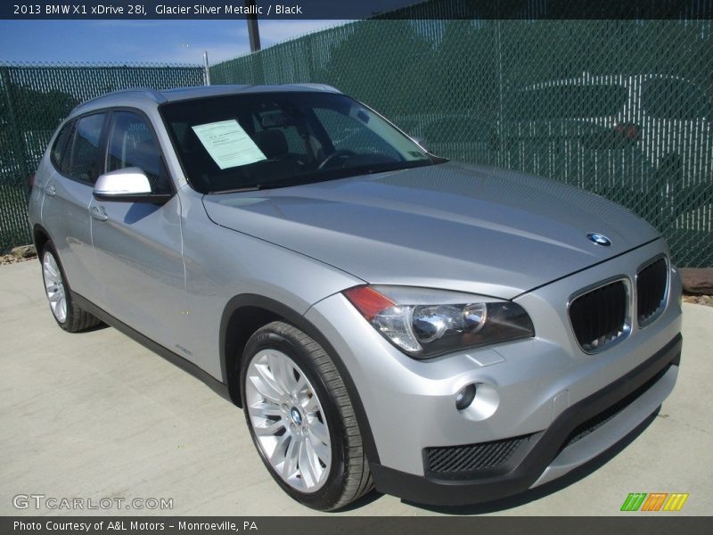 Glacier Silver Metallic / Black 2013 BMW X1 xDrive 28i