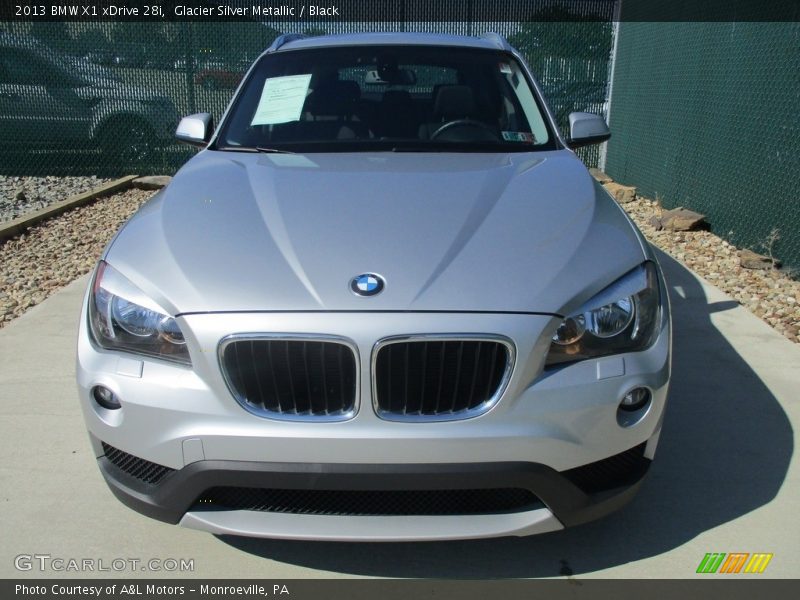 Glacier Silver Metallic / Black 2013 BMW X1 xDrive 28i