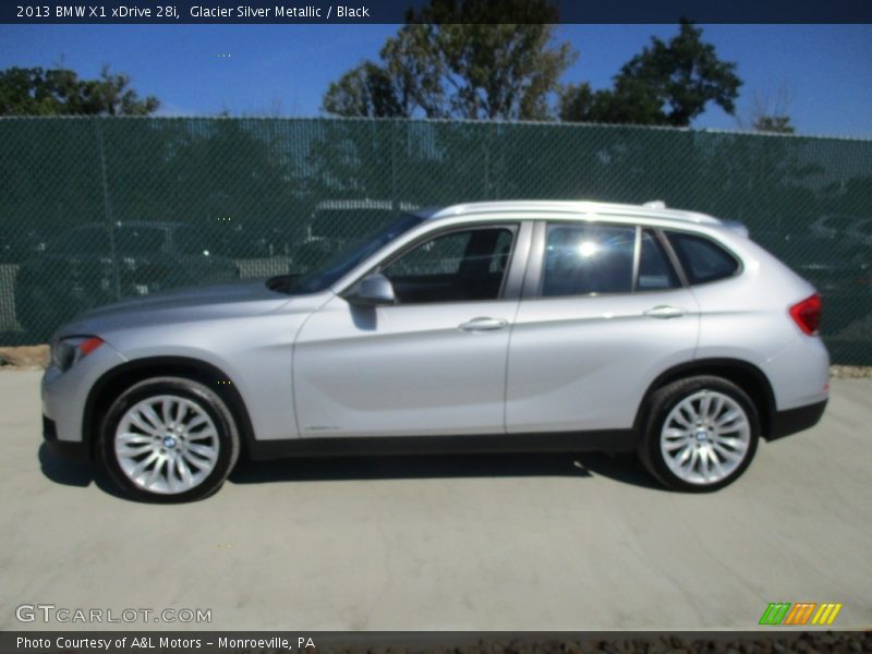 Glacier Silver Metallic / Black 2013 BMW X1 xDrive 28i