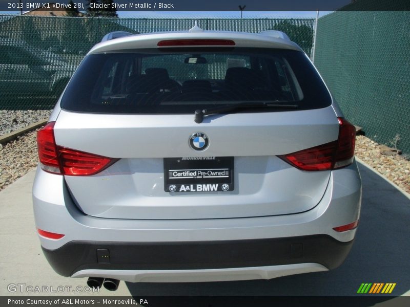 Glacier Silver Metallic / Black 2013 BMW X1 xDrive 28i