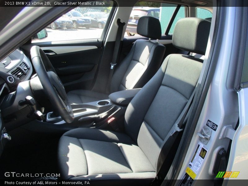 Glacier Silver Metallic / Black 2013 BMW X1 xDrive 28i
