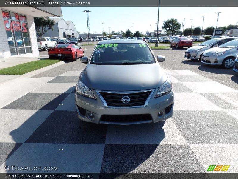Magnetic Gray / Charcoal 2014 Nissan Sentra SR
