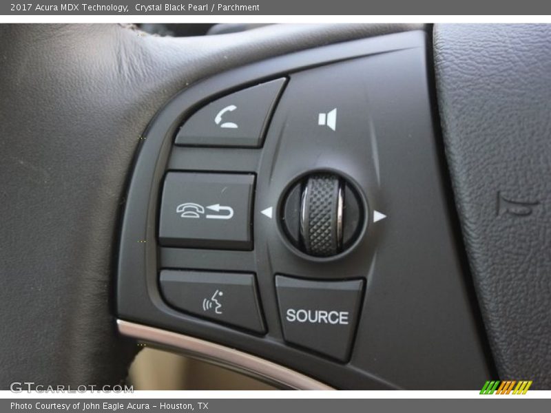 Crystal Black Pearl / Parchment 2017 Acura MDX Technology