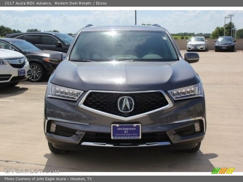 Modern Steel Metallic / Ebony 2017 Acura MDX Advance