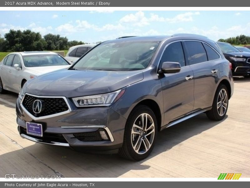 Modern Steel Metallic / Ebony 2017 Acura MDX Advance