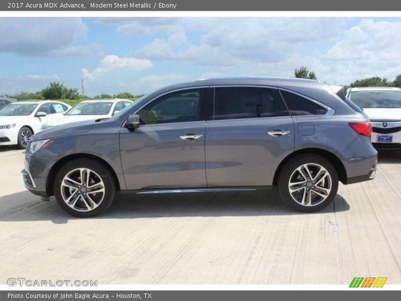 Modern Steel Metallic / Ebony 2017 Acura MDX Advance