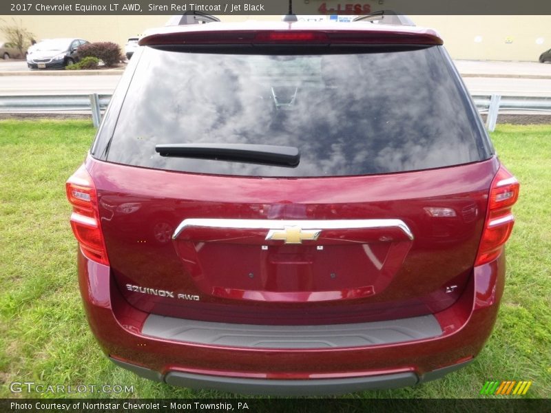 Siren Red Tintcoat / Jet Black 2017 Chevrolet Equinox LT AWD
