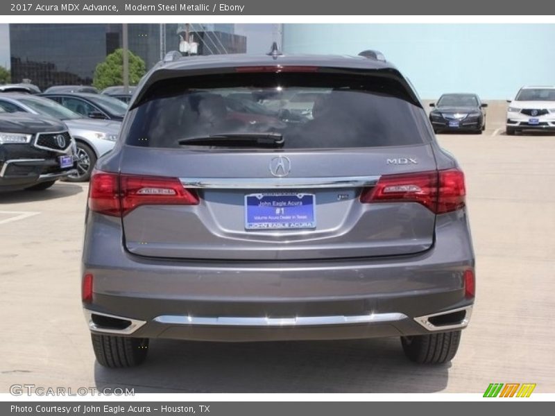 Modern Steel Metallic / Ebony 2017 Acura MDX Advance