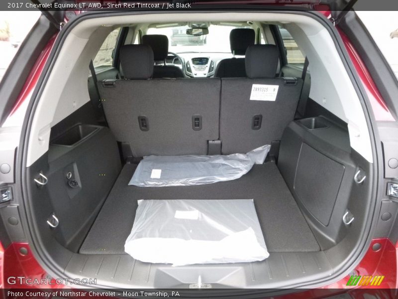 Siren Red Tintcoat / Jet Black 2017 Chevrolet Equinox LT AWD