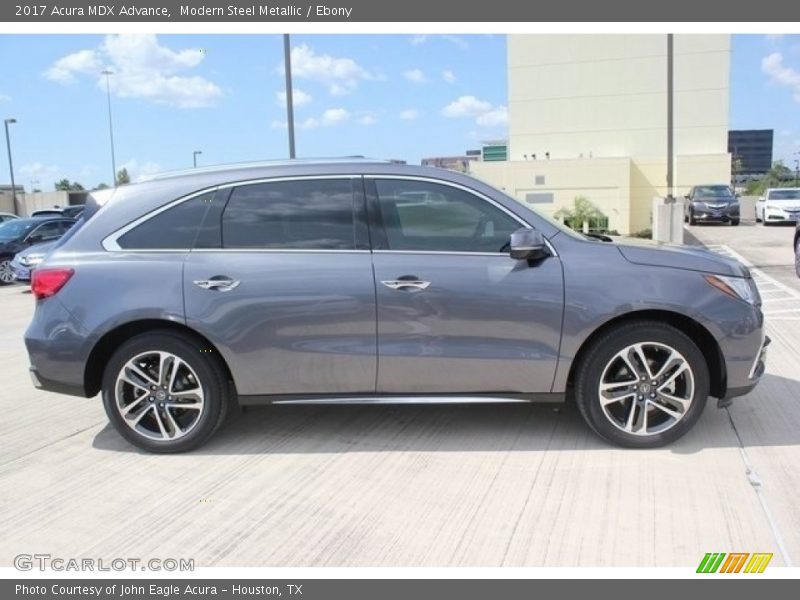 Modern Steel Metallic / Ebony 2017 Acura MDX Advance