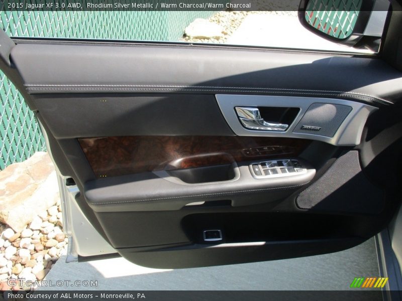 Rhodium Silver Metallic / Warm Charcoal/Warm Charcoal 2015 Jaguar XF 3.0 AWD