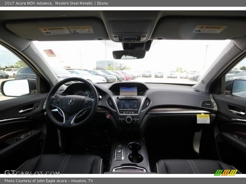 Modern Steel Metallic / Ebony 2017 Acura MDX Advance