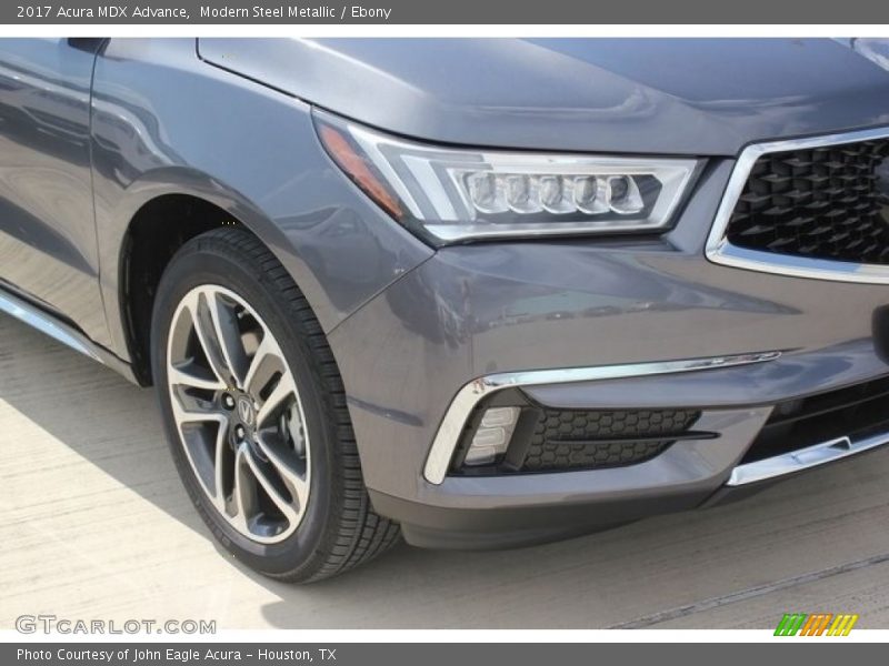 Modern Steel Metallic / Ebony 2017 Acura MDX Advance