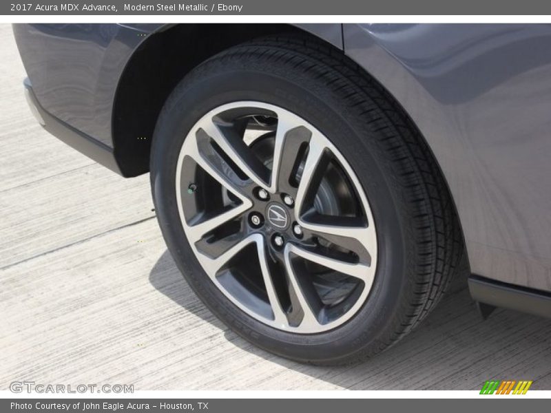 Modern Steel Metallic / Ebony 2017 Acura MDX Advance