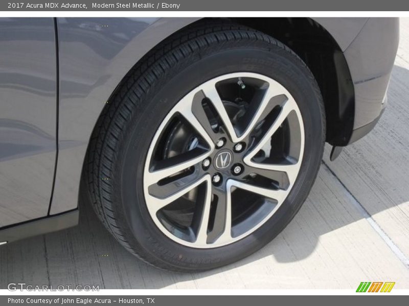 Modern Steel Metallic / Ebony 2017 Acura MDX Advance
