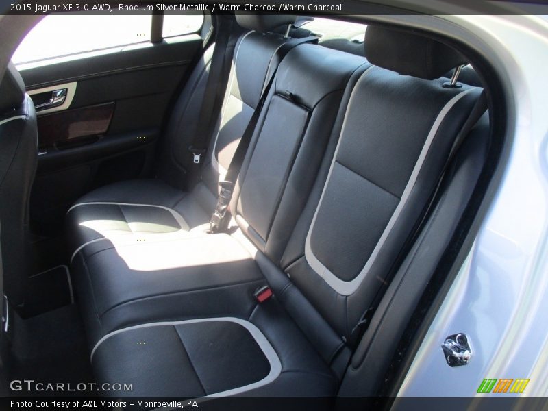 Rhodium Silver Metallic / Warm Charcoal/Warm Charcoal 2015 Jaguar XF 3.0 AWD