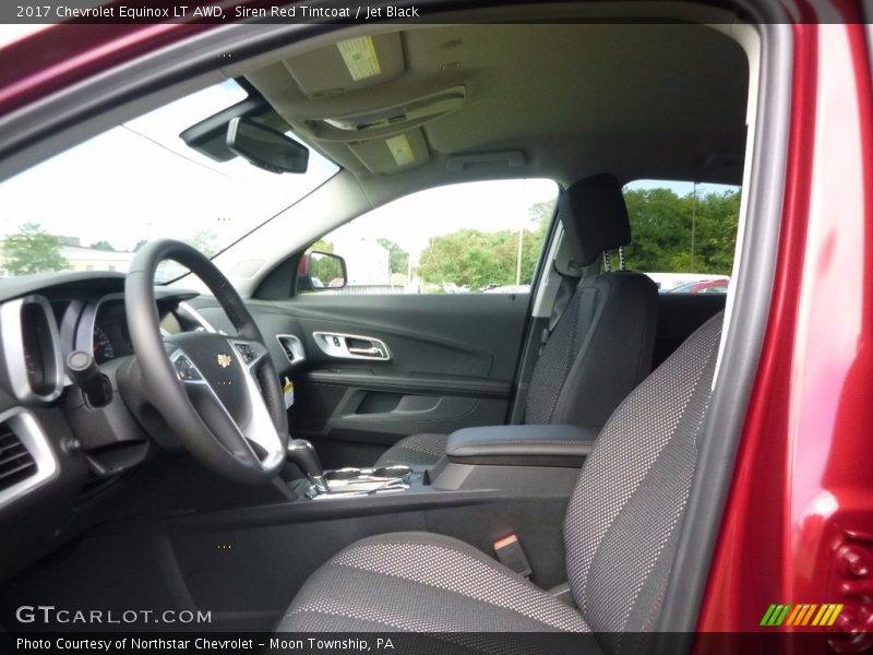 Siren Red Tintcoat / Jet Black 2017 Chevrolet Equinox LT AWD