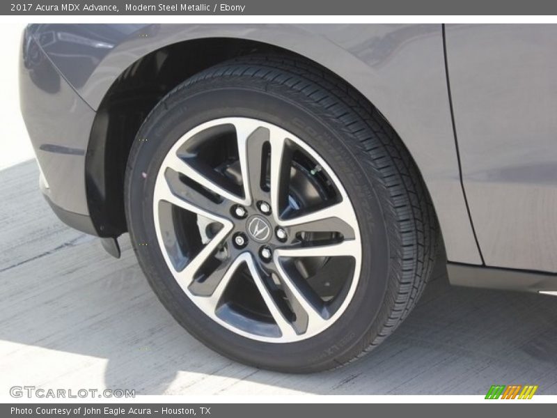 Modern Steel Metallic / Ebony 2017 Acura MDX Advance