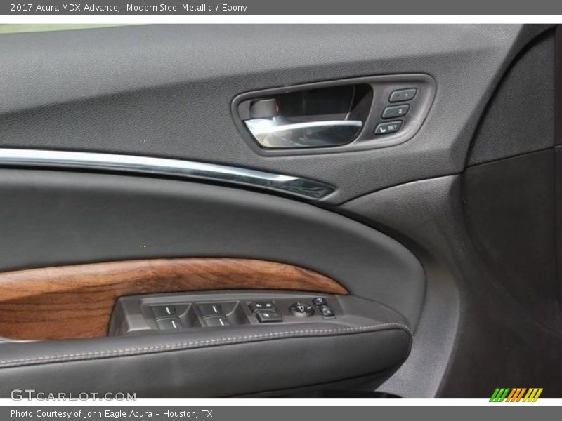Modern Steel Metallic / Ebony 2017 Acura MDX Advance