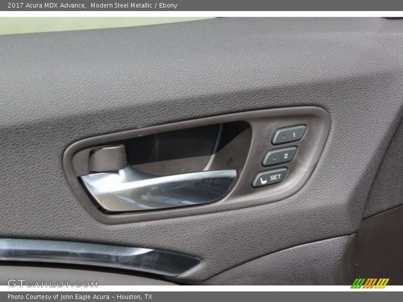 Modern Steel Metallic / Ebony 2017 Acura MDX Advance