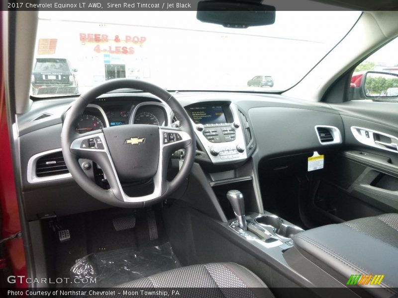 Siren Red Tintcoat / Jet Black 2017 Chevrolet Equinox LT AWD