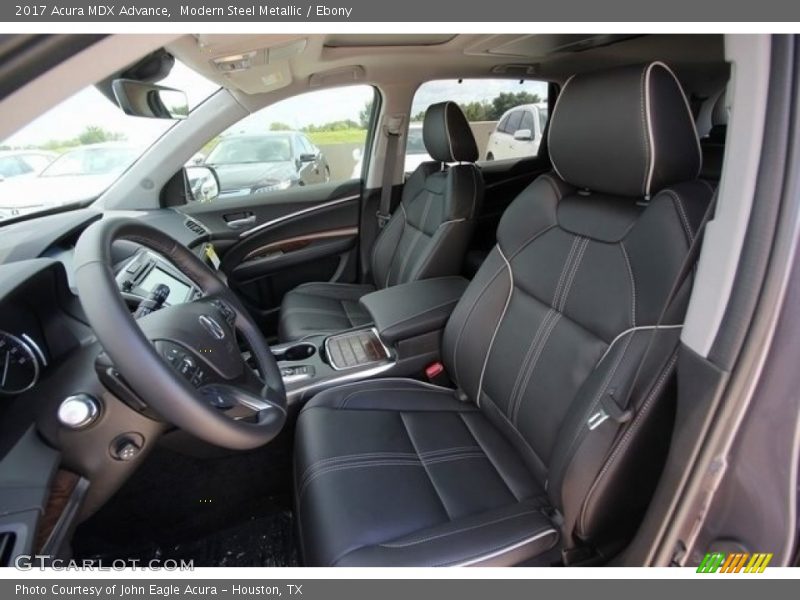 Modern Steel Metallic / Ebony 2017 Acura MDX Advance