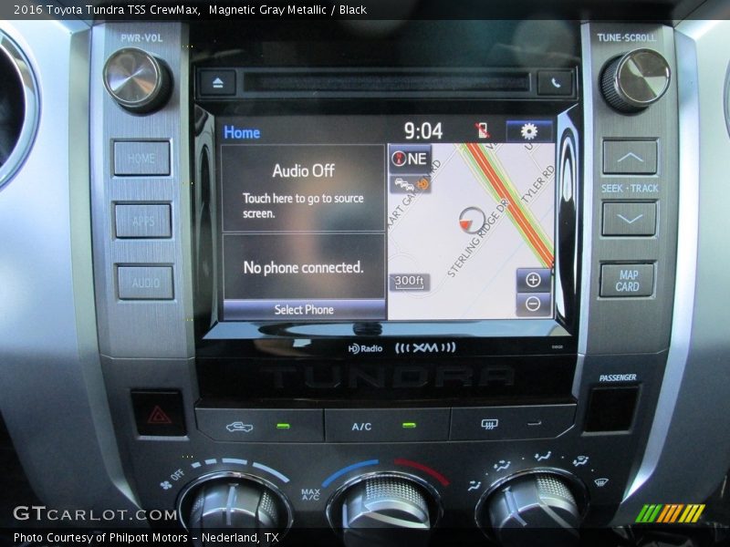 Navigation of 2016 Tundra TSS CrewMax