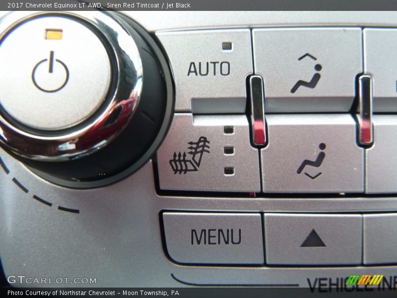 Siren Red Tintcoat / Jet Black 2017 Chevrolet Equinox LT AWD