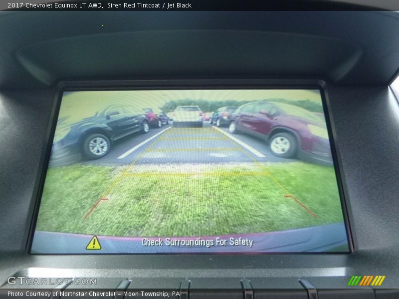 Siren Red Tintcoat / Jet Black 2017 Chevrolet Equinox LT AWD