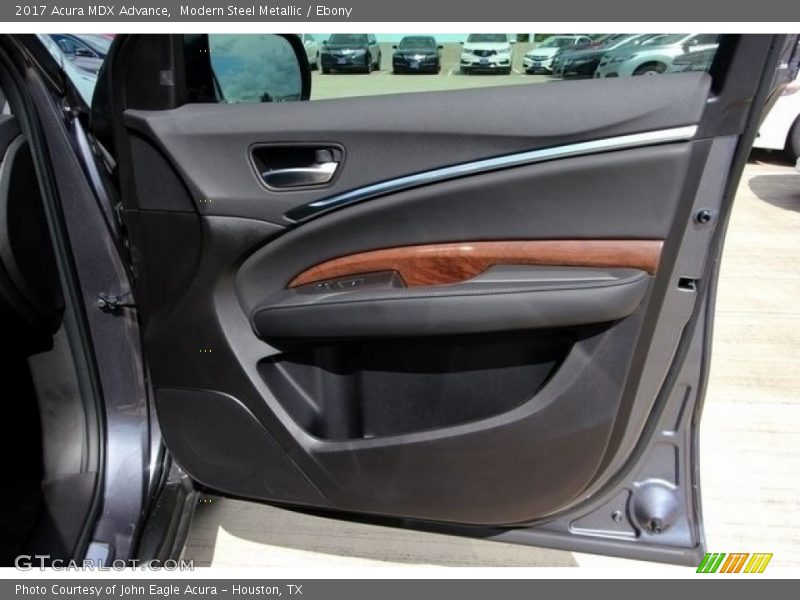 Modern Steel Metallic / Ebony 2017 Acura MDX Advance