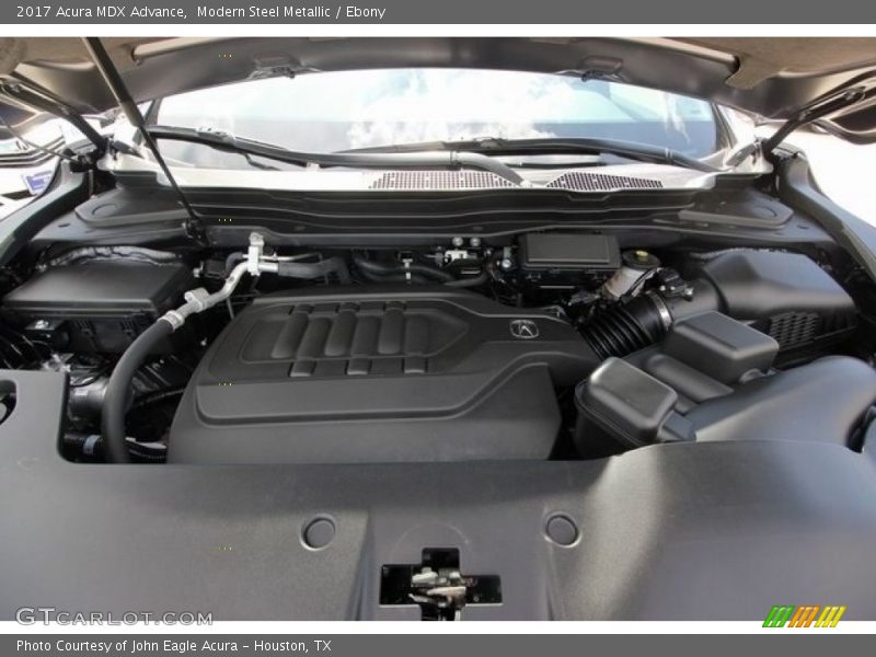 Modern Steel Metallic / Ebony 2017 Acura MDX Advance
