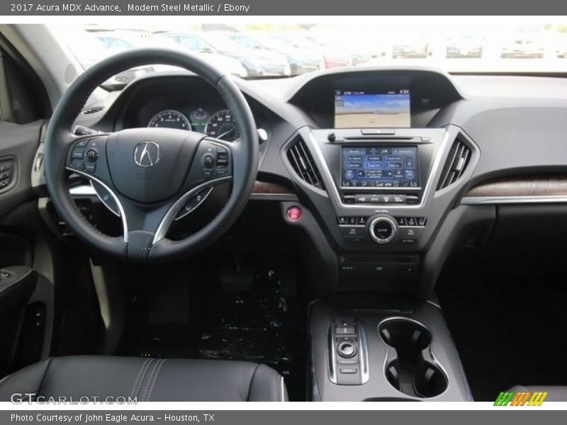 Modern Steel Metallic / Ebony 2017 Acura MDX Advance