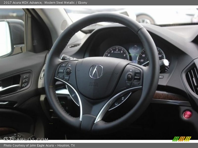 Modern Steel Metallic / Ebony 2017 Acura MDX Advance