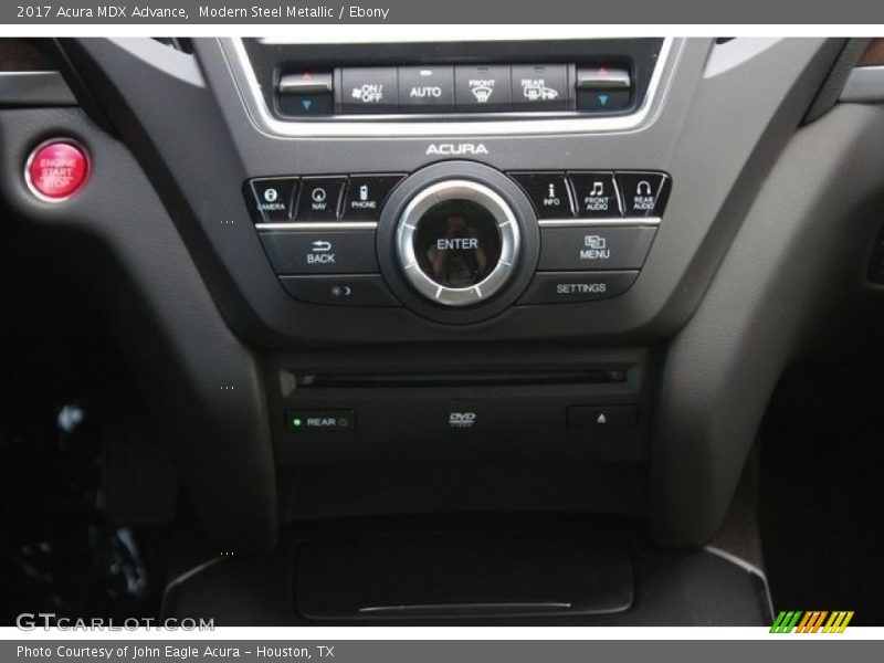Modern Steel Metallic / Ebony 2017 Acura MDX Advance