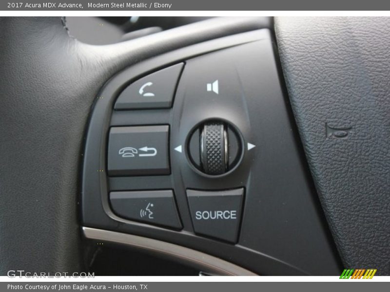 Modern Steel Metallic / Ebony 2017 Acura MDX Advance