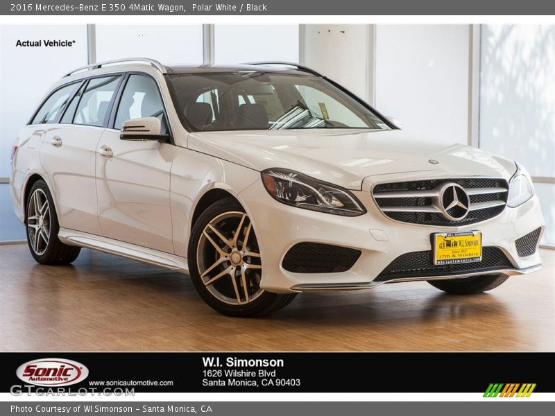 Polar White / Black 2016 Mercedes-Benz E 350 4Matic Wagon