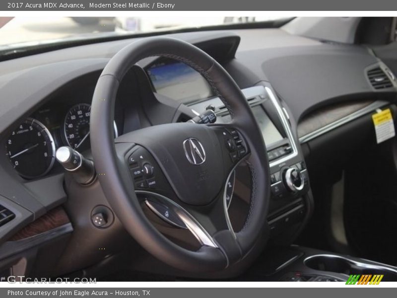 Modern Steel Metallic / Ebony 2017 Acura MDX Advance