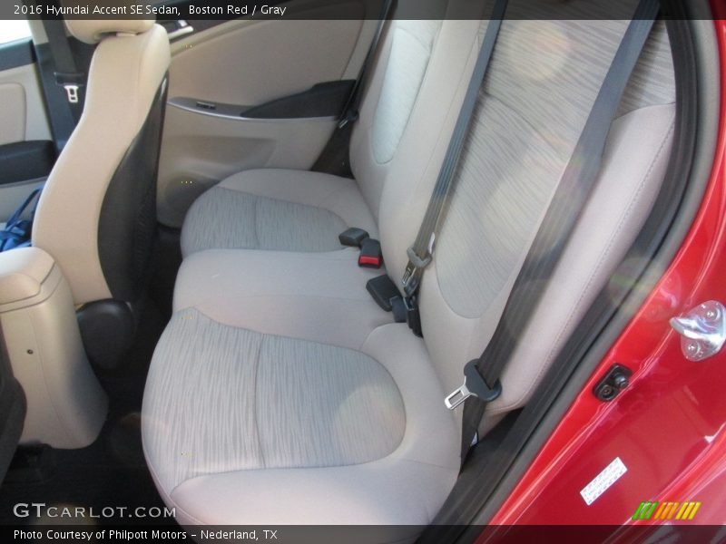 Boston Red / Gray 2016 Hyundai Accent SE Sedan