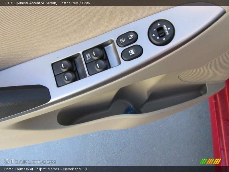 Boston Red / Gray 2016 Hyundai Accent SE Sedan