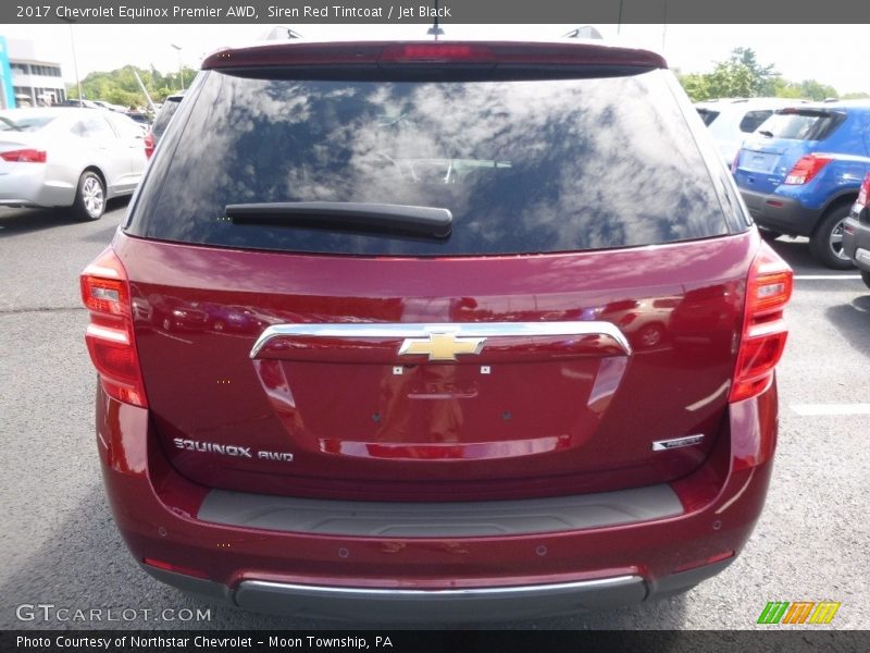 Siren Red Tintcoat / Jet Black 2017 Chevrolet Equinox Premier AWD