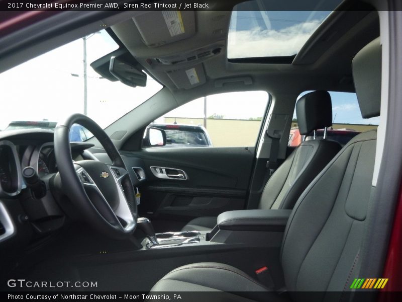 Siren Red Tintcoat / Jet Black 2017 Chevrolet Equinox Premier AWD